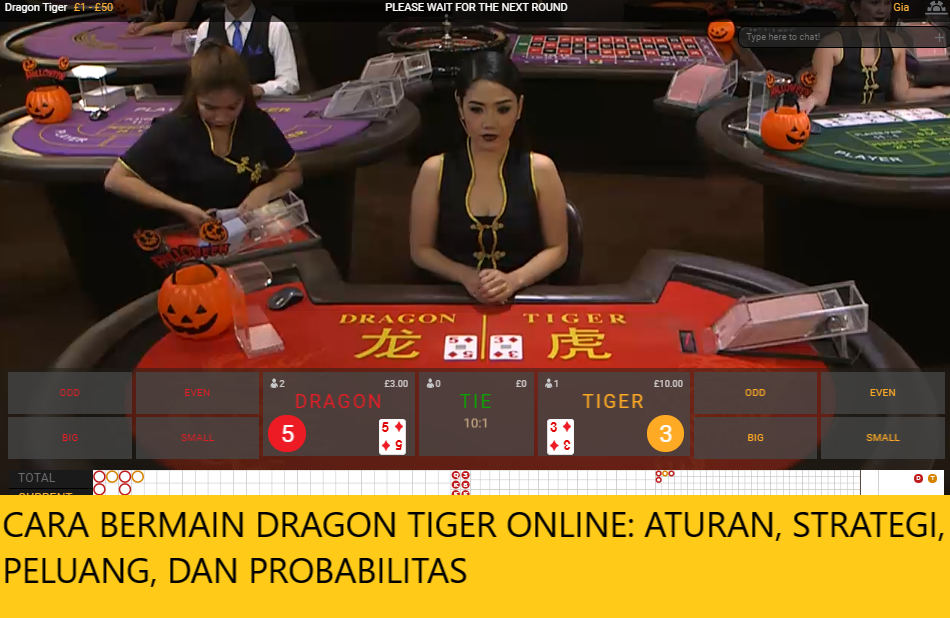 CARA BERMAIN DRAGON TIGER ONLINE: ATURAN, STRATEGI, PELUANG, DAN PROBABILITAS